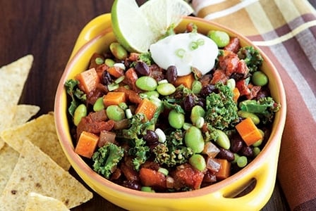 Meatless Monday: Vegetarian Chili with Jewel Yams
