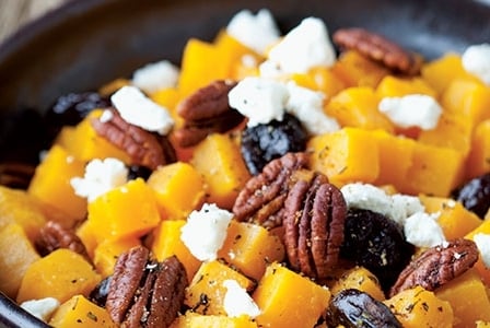 Meatless Monday: Orange Glazed Butternut Herbed Pecans
